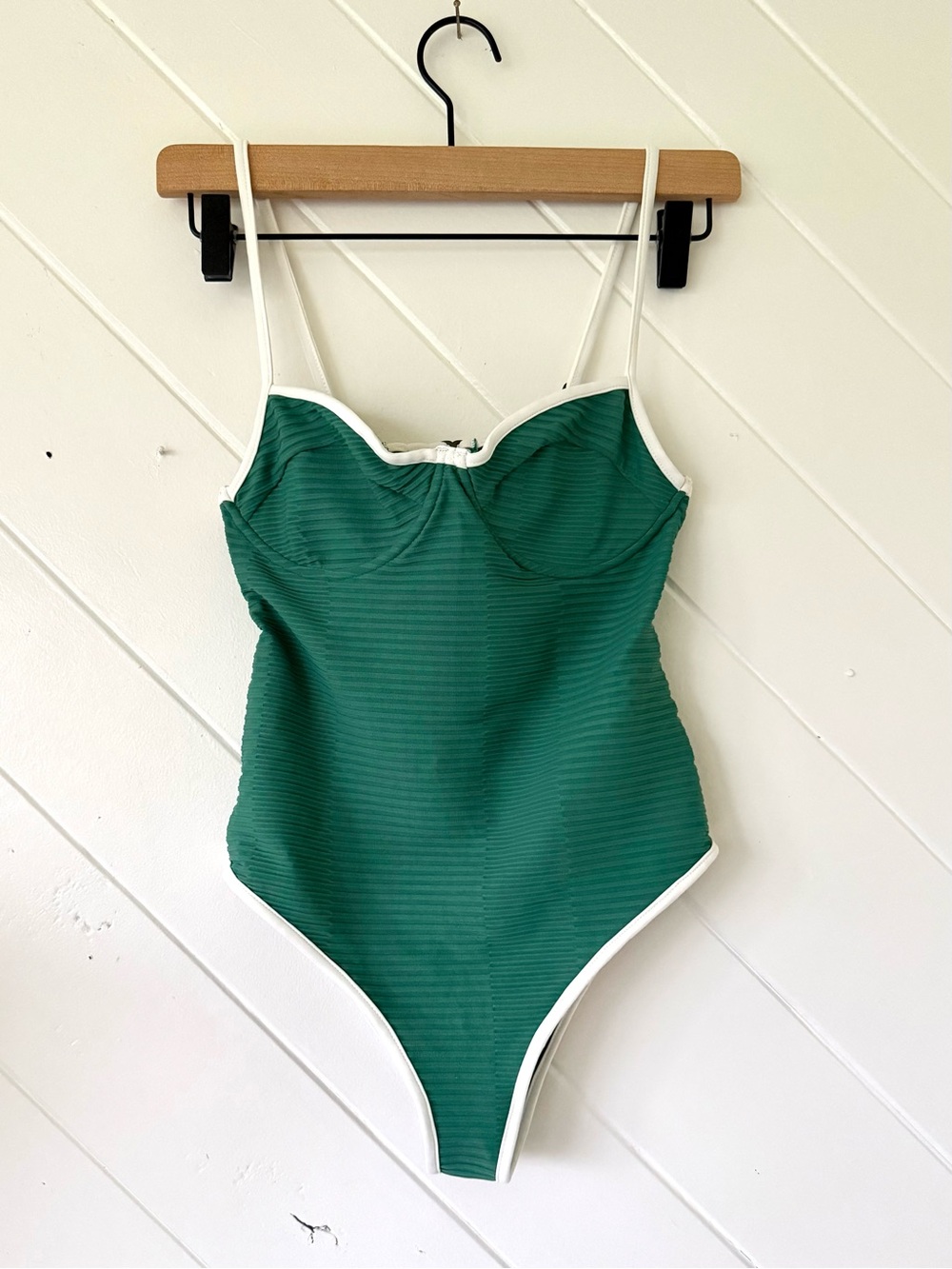 ACACIA Marlow one piece in Fennel Dual Rib